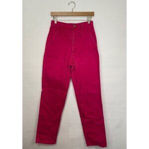 Wrangler 26 Vintage 90s Pink Bare Back Western Jeans High Rise RARE